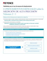 Conocimientos esenciales para la medición de alta precisión. Vol 2.