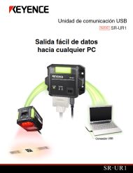 Unidad de comunicación USB, Serie SR-UR1 - catálogo - Bitmakers -  Automatización Industrial - Vision Artificial - Keyence