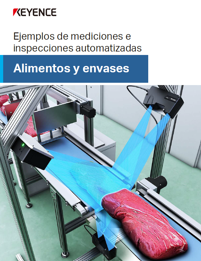 Ejemplos de mediciones e inspecciones automatizadas del sector alimentación y envases.